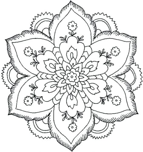 471x500 Coloring Pages ~ Mandalas Coloring Pages World Tree Mandala App