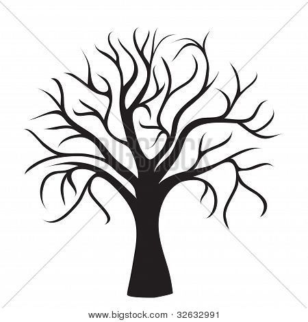 450x470 Tree trunk coloring page Tree Trunk With No Leaves Colouring