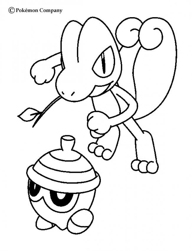651x850 Treecko And Seedot Pokemon Coloring Page. More Grass Pokemon