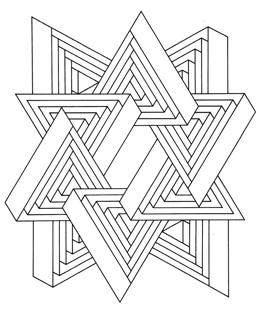 861x1024 Get The Coloring Page Triangles Free Coloring Pages For Adults