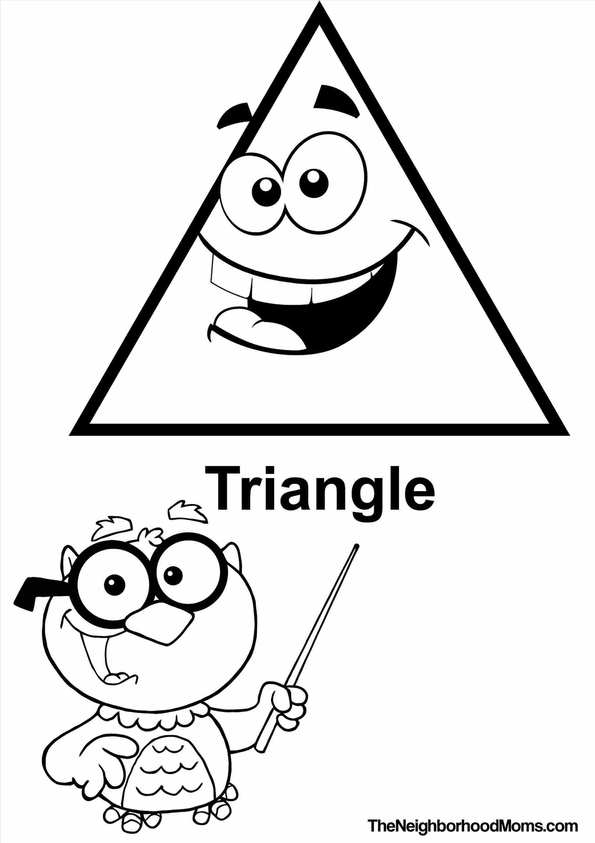 1899x2689 Triangle Coloring Page
