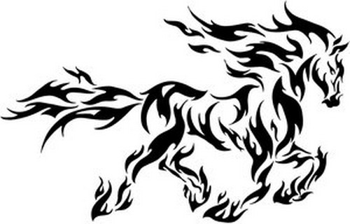 500x320 Tribal Animal Art Free Download Clip On Tribal Animal Coloring