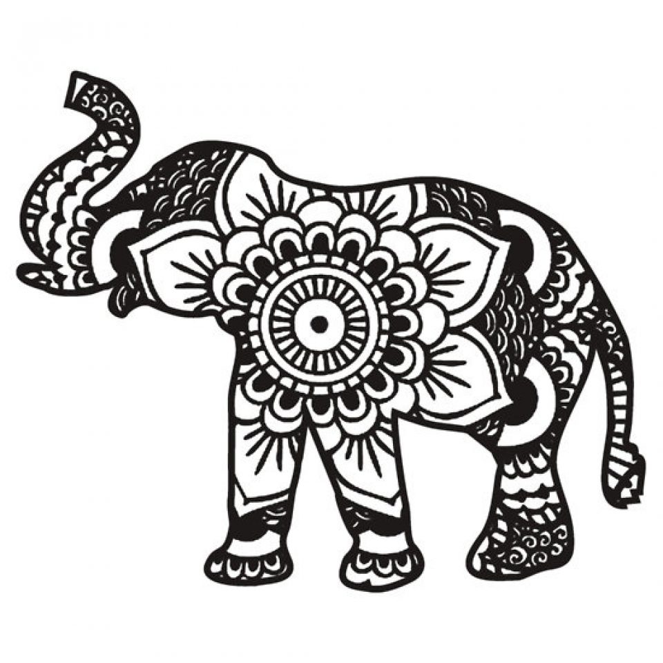960x960 Elephant Coloring Pages Image Inspirations Mystical Page Sheets
