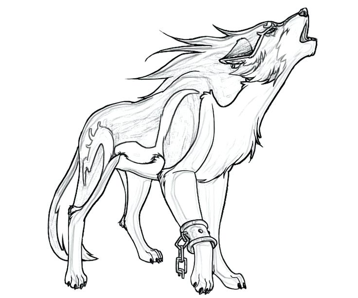 736x613 Wolf Coloring Pages Hard Coloring Pages Of Anime Wolfs Hard Wolf
