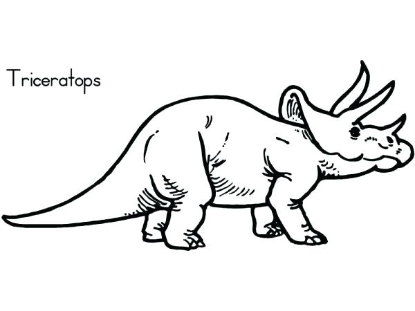 600x450 Triceratops Coloring Page Baby Triceratops Coloring Page By
