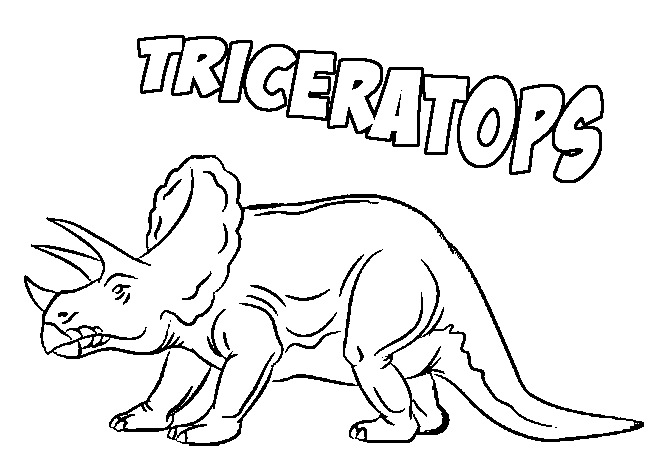 662x467 Triceratops Coloring Page Amp Coloring Book