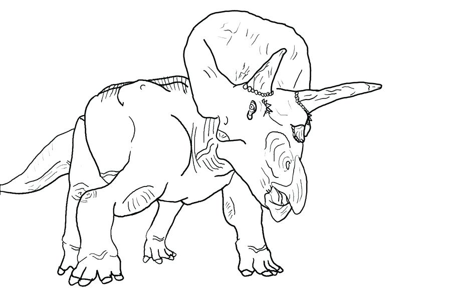 900x598 Triceratops Coloring Pages Triceratops Coloring Page 1 By