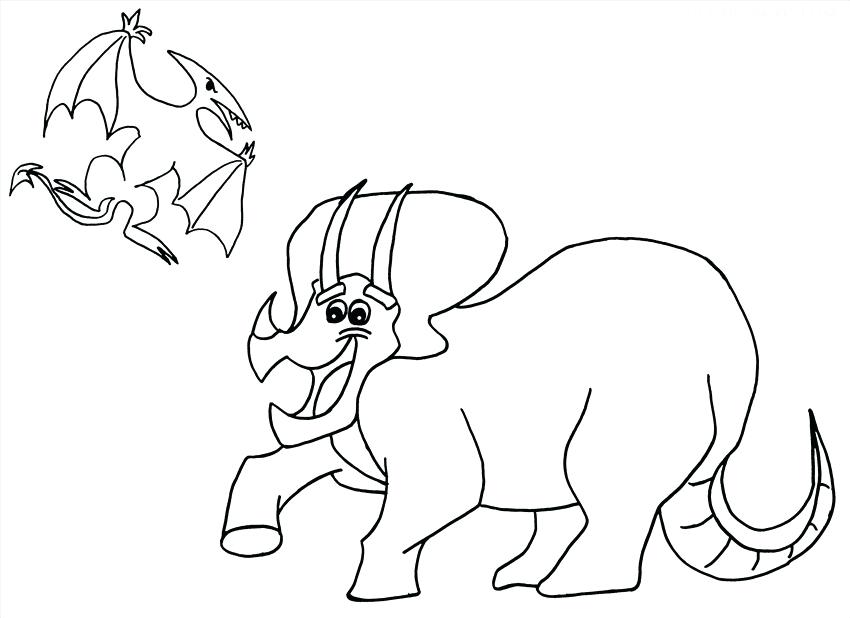 850x618 Triceratops Coloring Pages Triceratops Coloring Pages Free