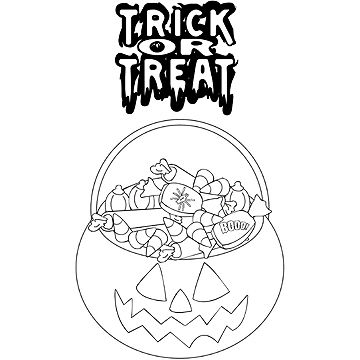 360x360 Trick Or Treat Coloring Pages Fun Free Halloween Coloring Pages