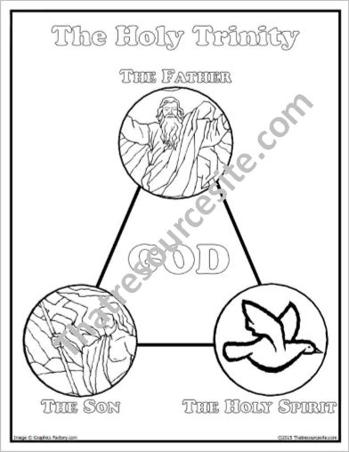 392x508 Holy Trinity Coloring Pages Holy Trinity Coloring Sheet That