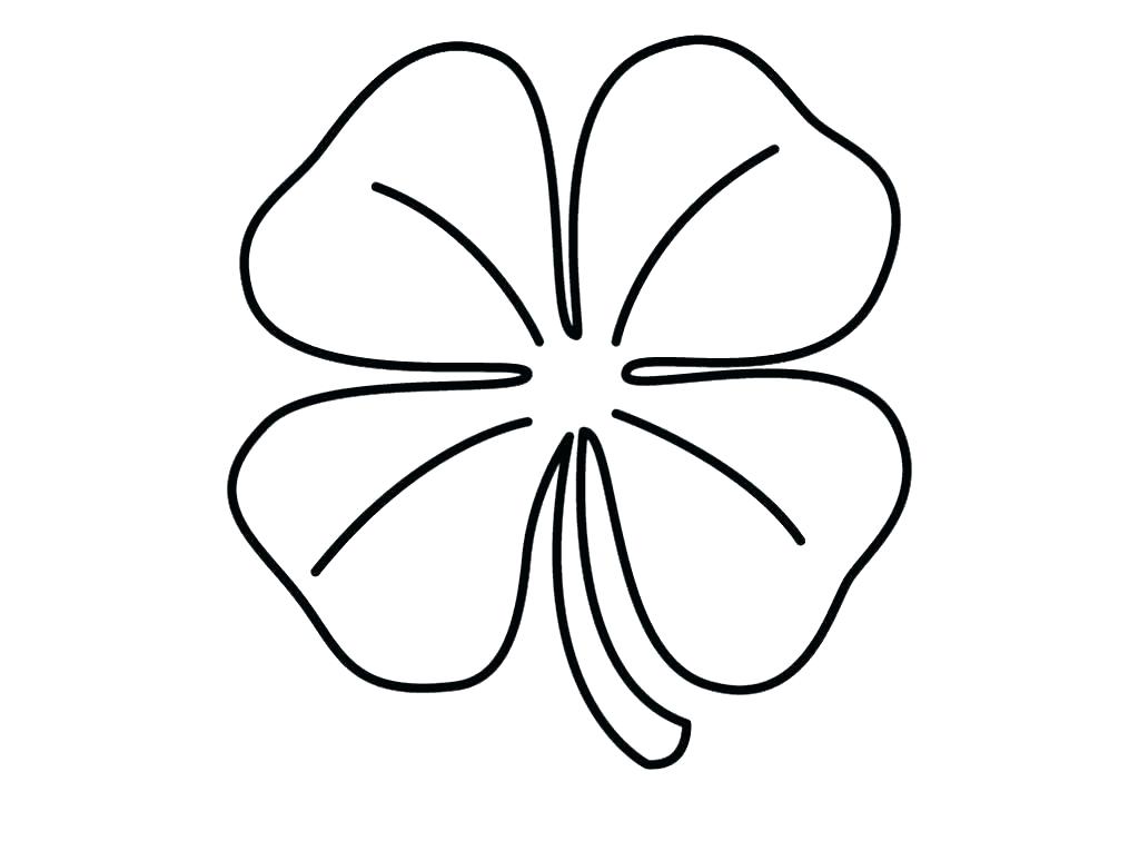 1024x765 Shamrock Coloring Page Coloring Pages Shamrocks Printable Shamrock