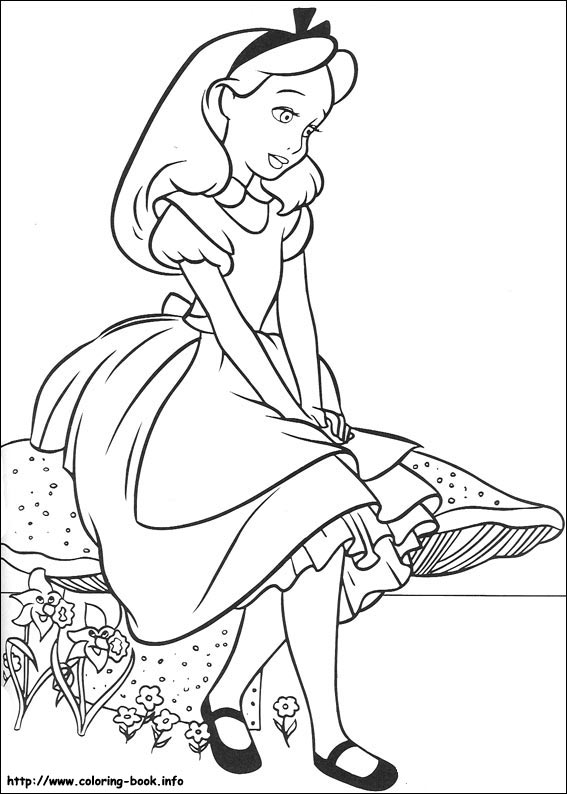 567x794 Alice In Wonderland Coloring Pages Educational Coloring Pages