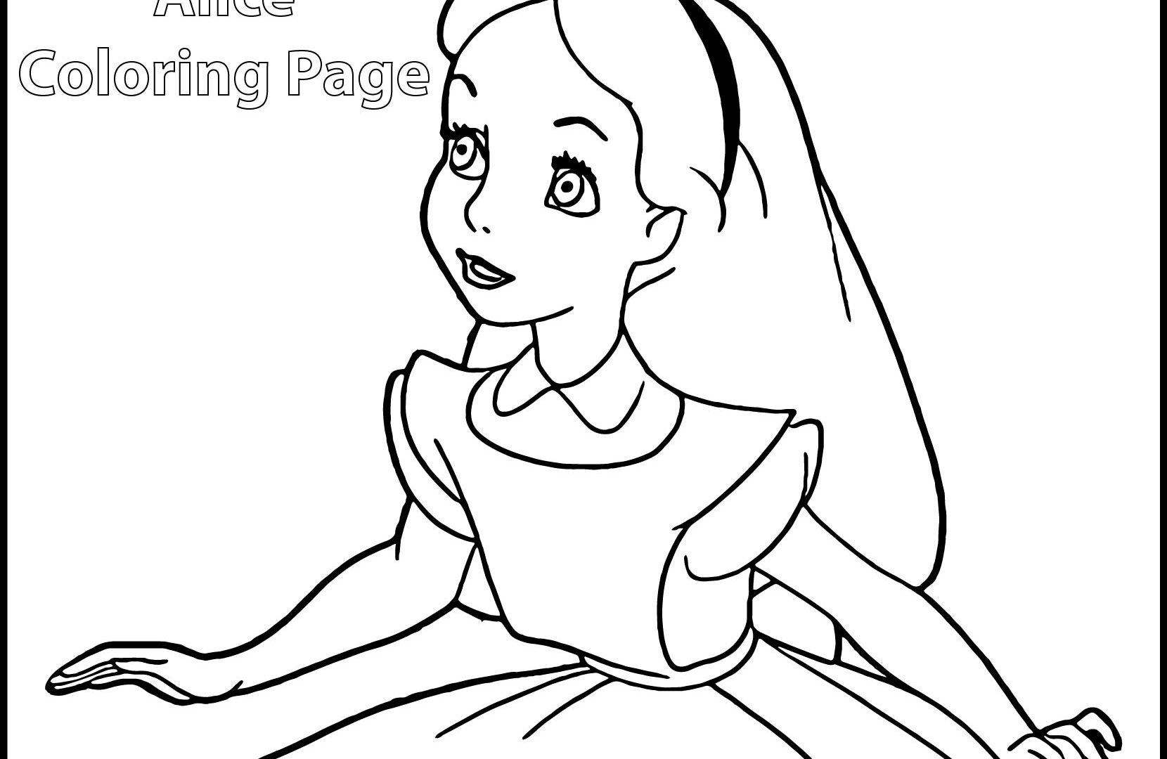 1660x1080 Alice Wonderland Coloring Pages Disney Picture El On Mad