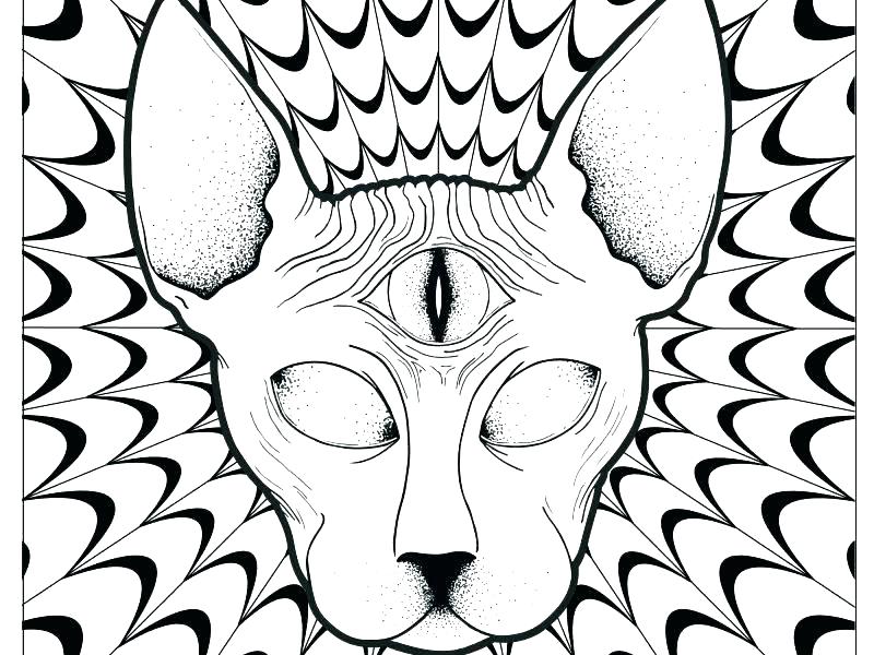 800x600 Trippy Coloring Page Coloring Pages Psychedelic For Adults Trippy