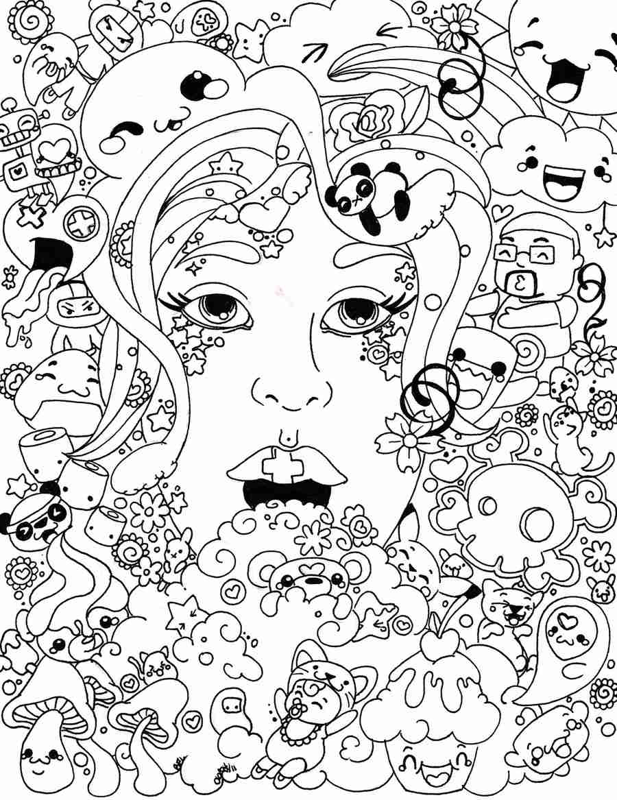 900x1167 Trippy Coloring Pages Marijuana For Adults At And Weed Coloring