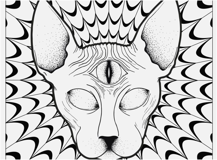 827x609 The Best Concept Trippy Coloring Pages Impressive