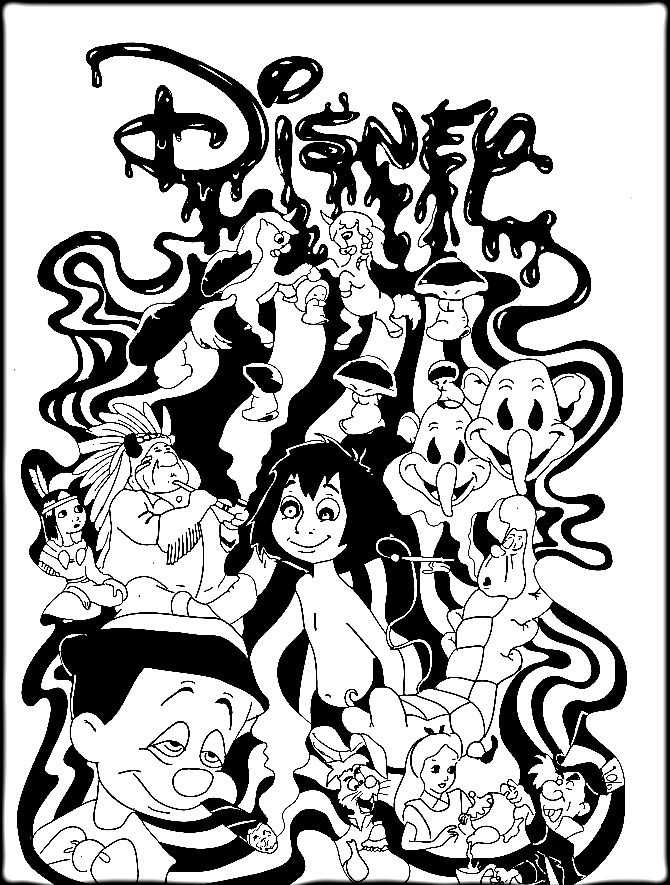 670x885 Trippy Coloring Pages Printable