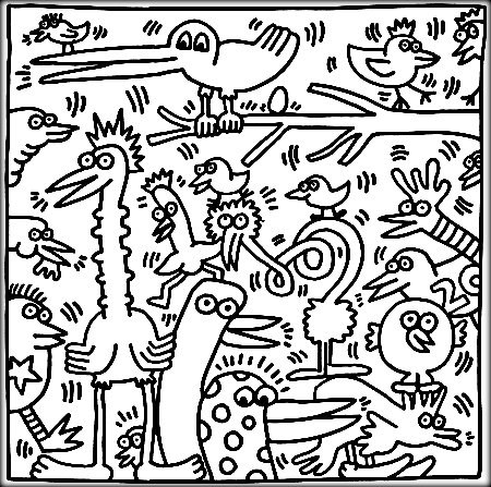 450x447 Trippy Coloring Pages Printable For Adults