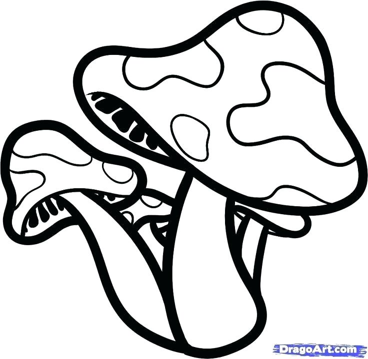 736x719 Psychedelic Coloring Pages Mushroom Coloring Pages Pin Drawn