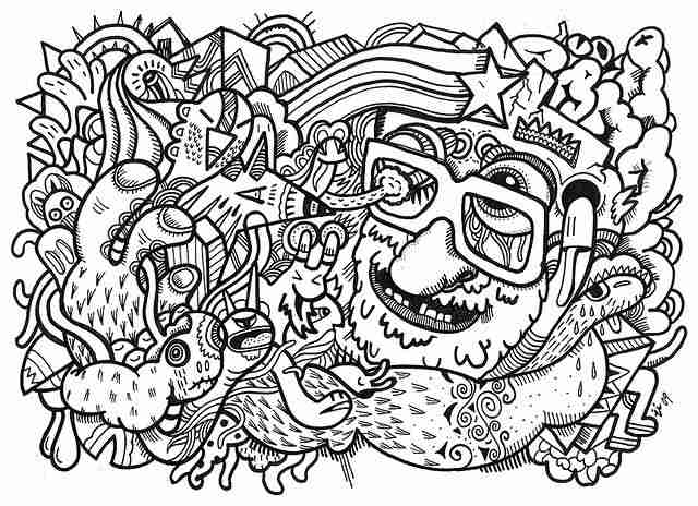 640x464 New Trippy Coloring Pages 84 In Online With 850 Prepossessing