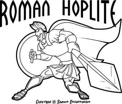 400x341 9 Images Of Trojan Soldiers Coloring Page