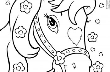 350x230 Beautiful Kids Menu Coloring Page