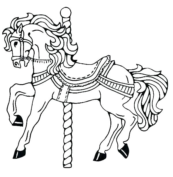 600x612 Horse Printable