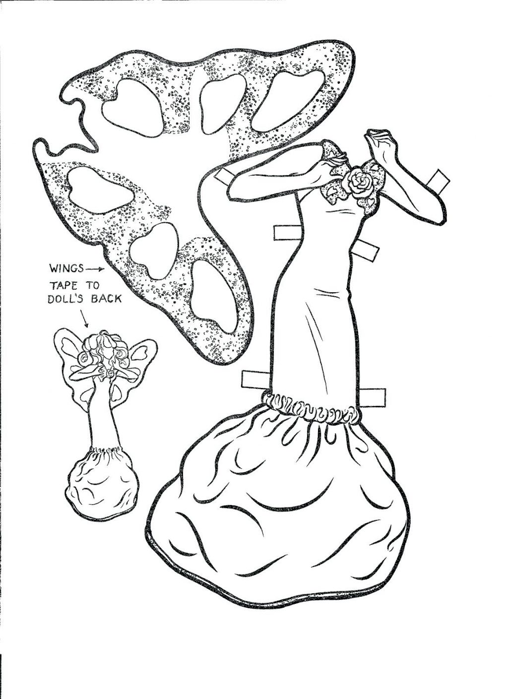 1024x1409 Coloring Pages ~ Doll Coloring Pages Barbie Baby Doll Coloring