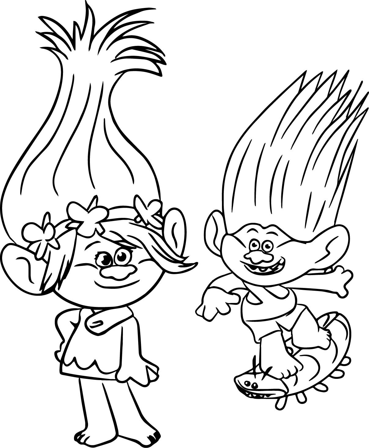 1207x1464 Cool Movie Coloring Pages Trolls Wecoloringpage With Movies Free
