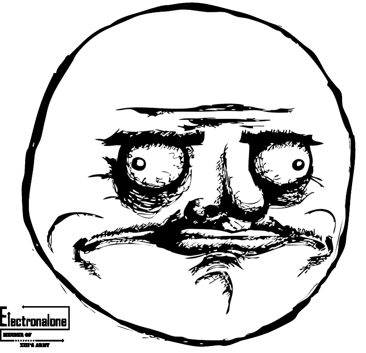 Troll Face Coloring Pages