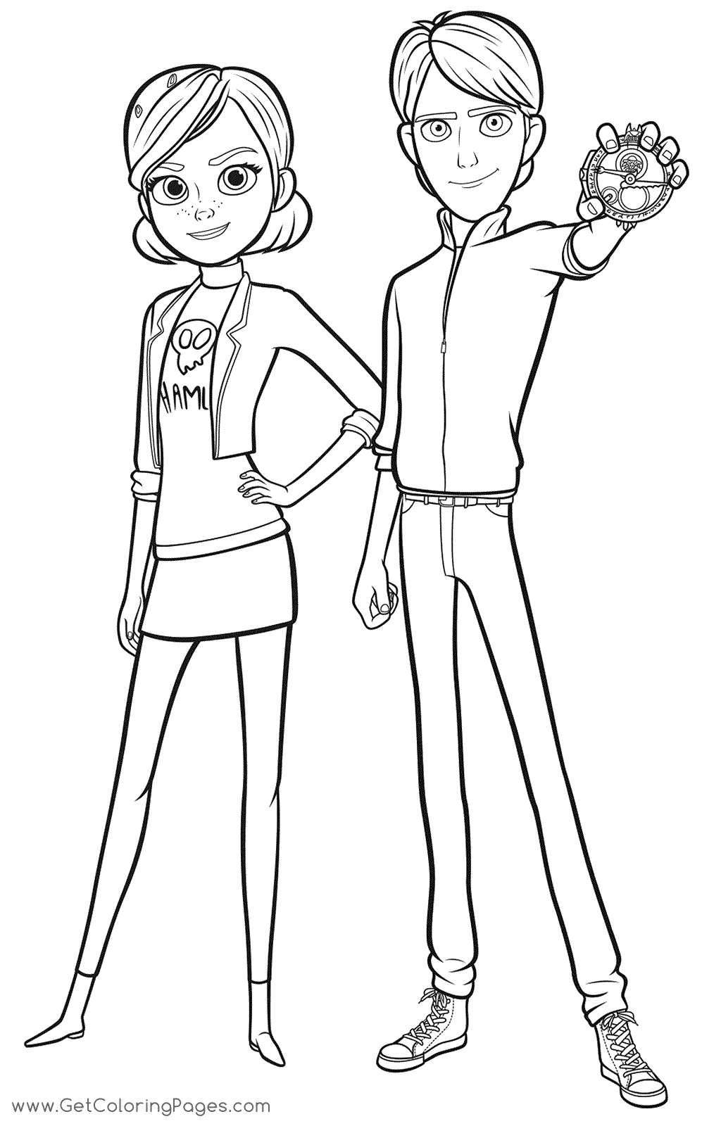 1024x1600 Trollhunters Colouring Pages