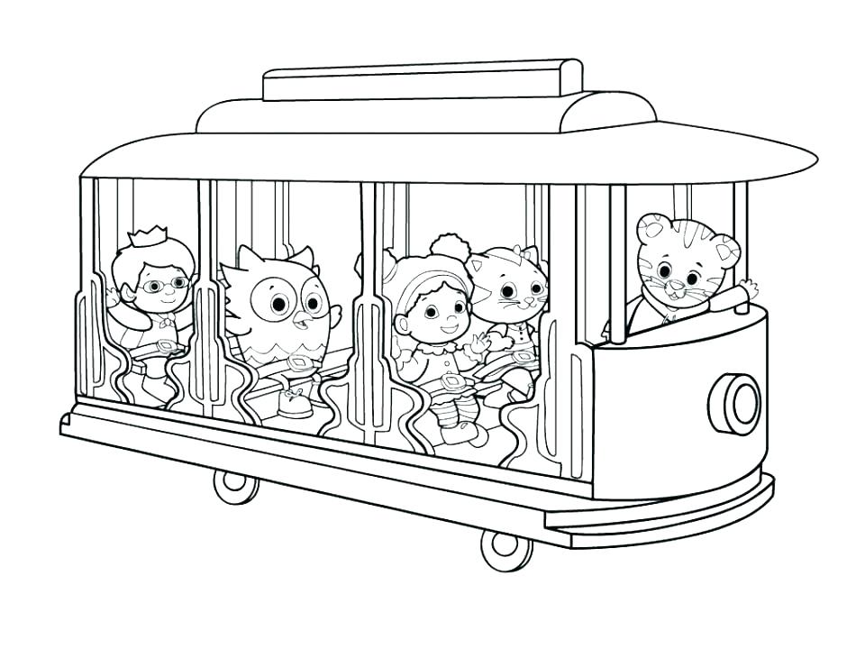 960x720 Daniel Tiger Coloring Page Tiger Coloring Page Tiger Coloring