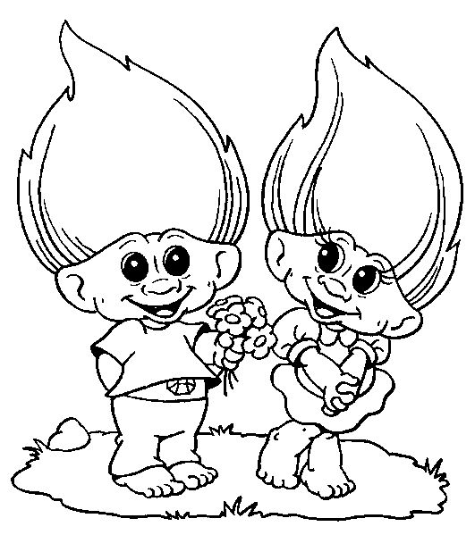 531x599 Trolls 2016 Coloring Pages