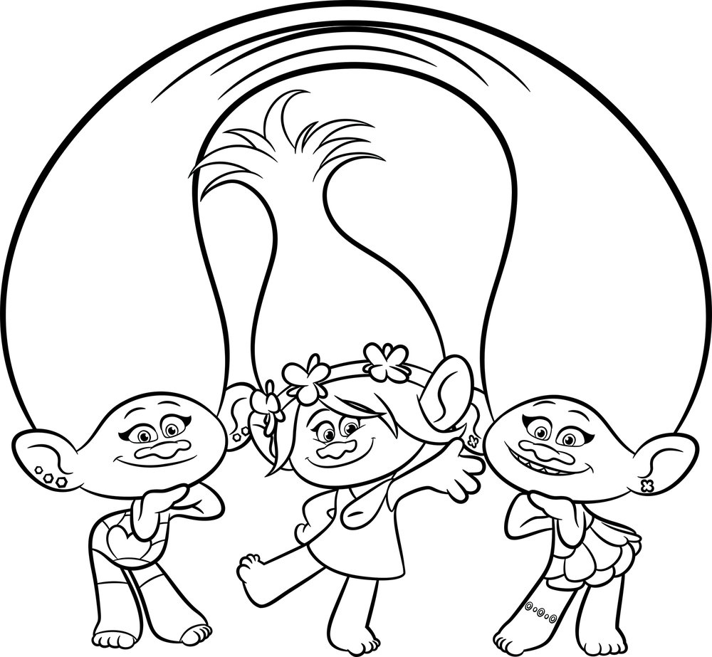 1000x923 21 Printable Trolls Coloring Pages Selection Free Coloring Pages
