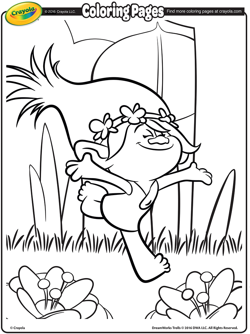810x1080 Dreamworks Trolls Coloring Pages