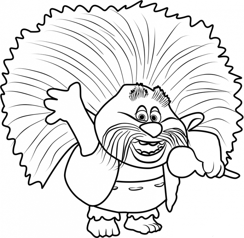 842x821 30 Printable Trolls Movie Coloring Pages