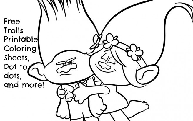 656x410 Troll Coloring Pages Trolls Coloring Sheets And Printable Activity