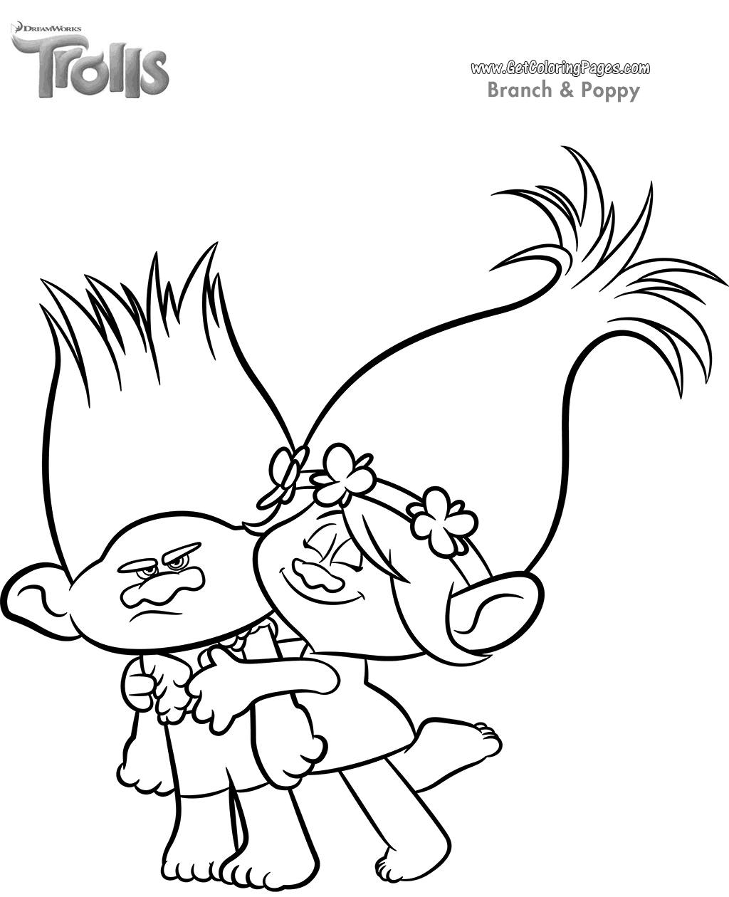 1024x1260 Troll Coloring Pages