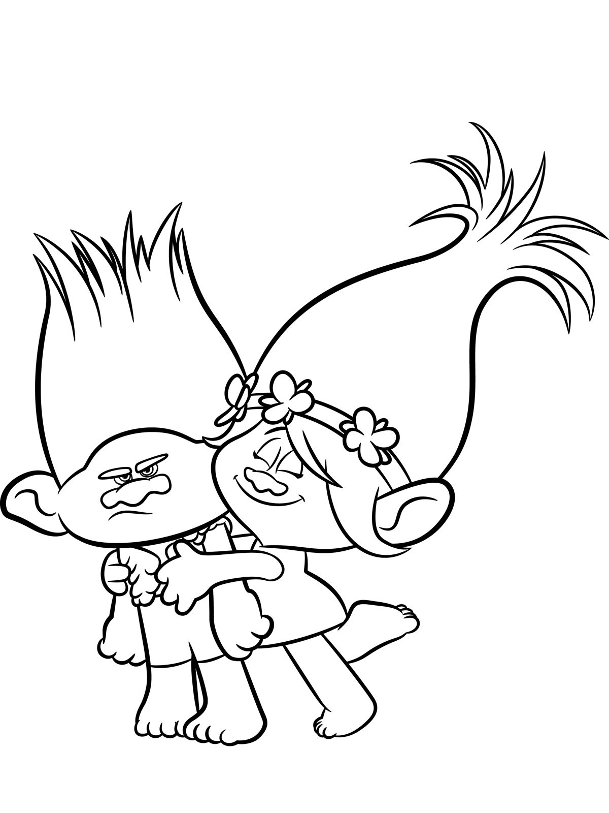 1200x1600 Appealing Dreamworks Trolls Coloring Pages Wecoloringpage Of Trend