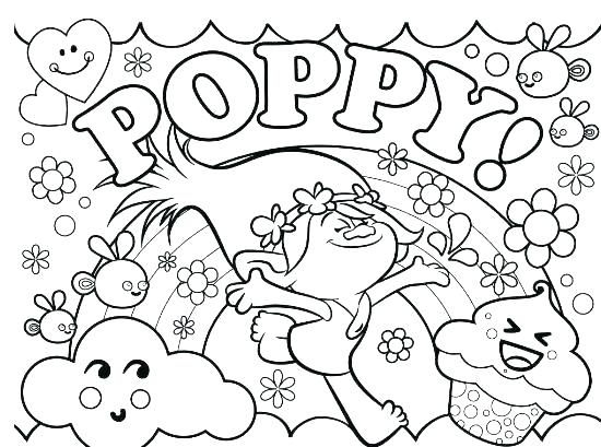 550x409 Trolls Coloring Book Trolls Coloring Page 7 Trolls Elves