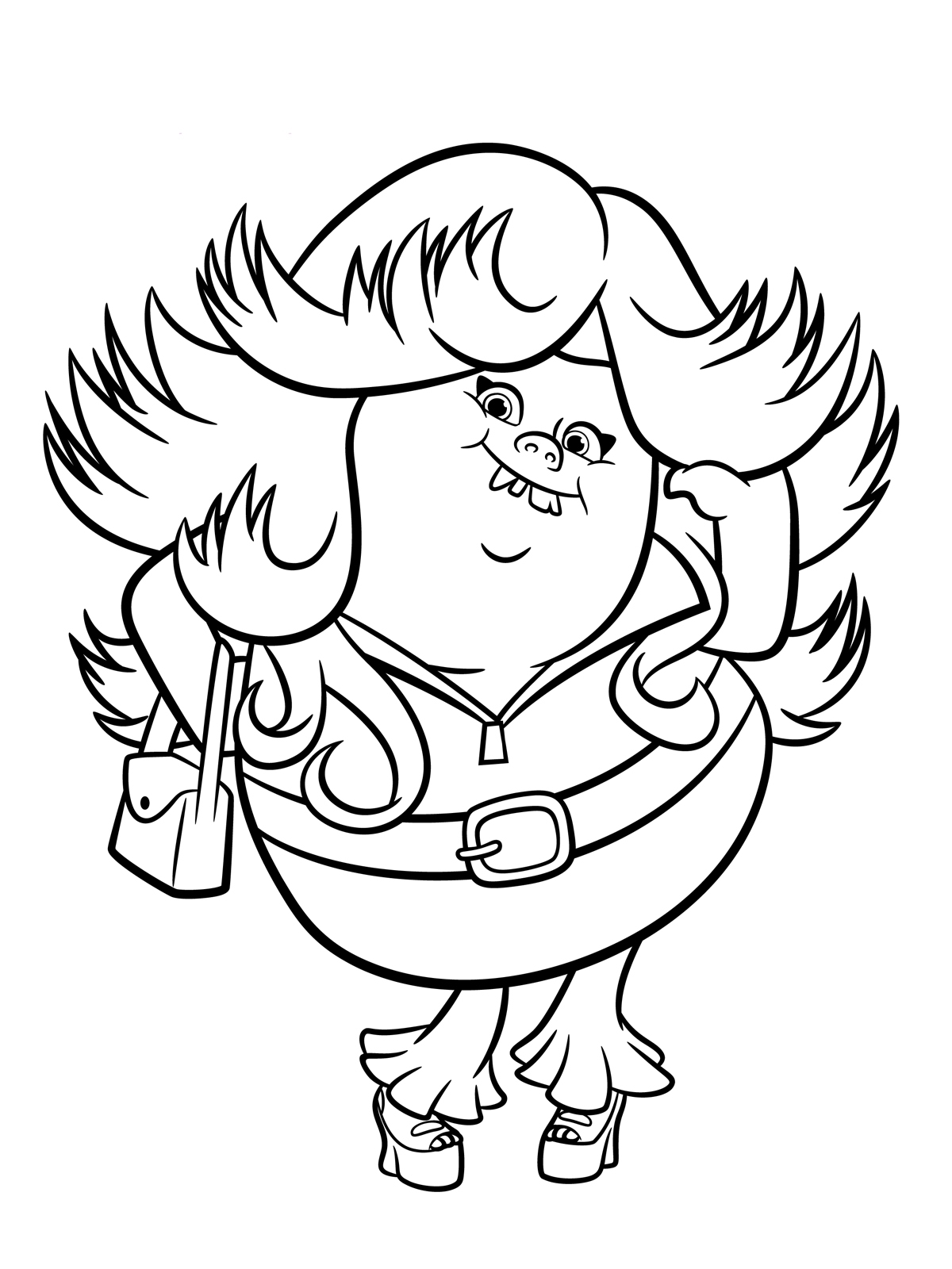 1200x1600 30 Printable Trolls Movie Coloring Pages New
