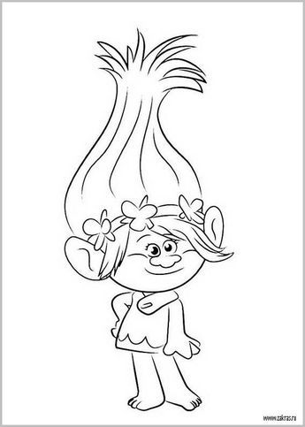 345x483 (Free Coloring Pages Trolls