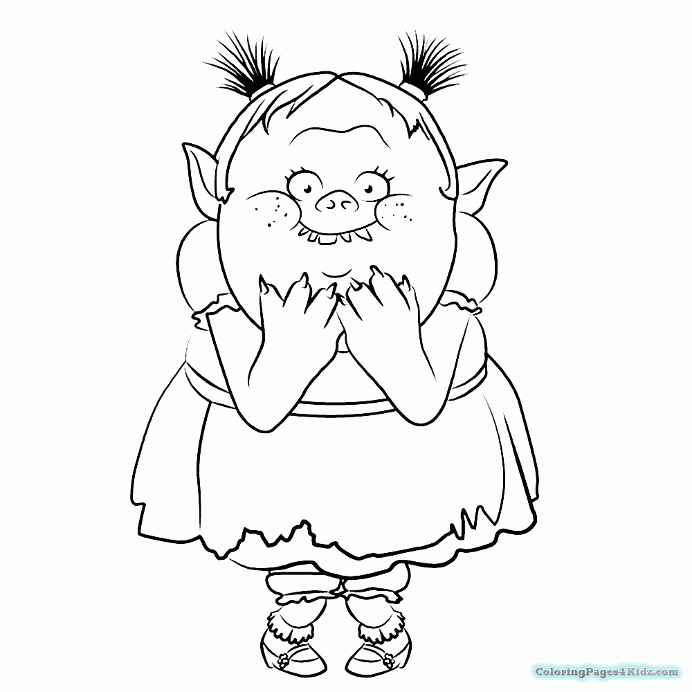 1000x1000 Delivered Dreamworks Trolls Coloring Pages 28 Images Free Coloring