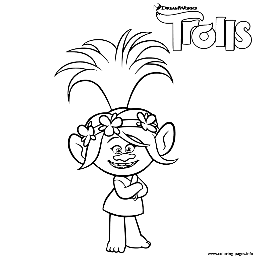 1024x1024 Trolls Coloring Pages Book Printable Free Movie Cartoons Color