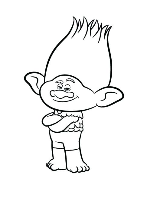 519x700 Trolls Coloring Pages Troll Coloring Pages To Print And Trolls