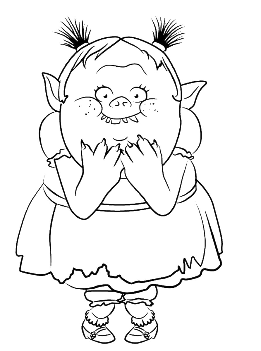 892x1200 Trolls Movie Coloring4