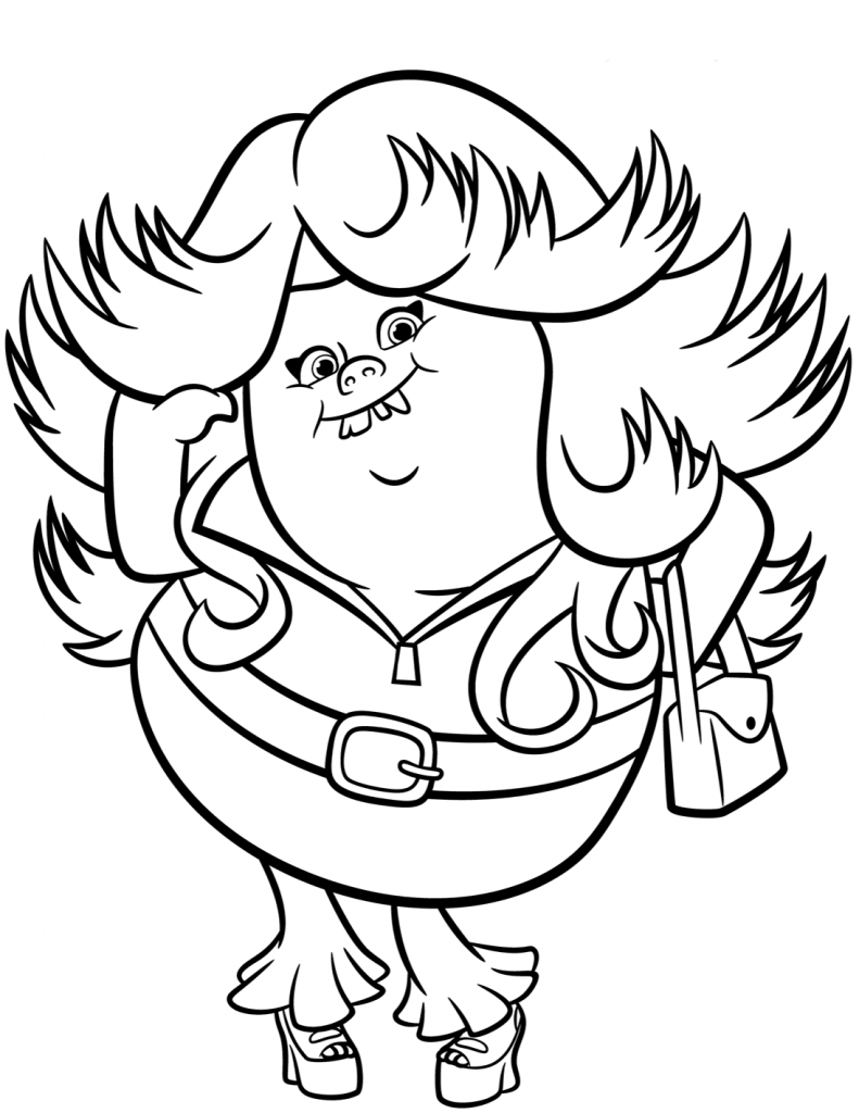 791x1024 30 Printable Trolls Movie Coloring Pages
