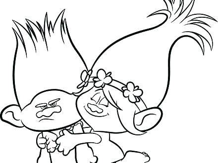 440x330 Trolls Printable Coloring Pages Trolls Printable Coloring Pages
