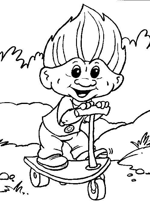Trolls The Movie Coloring Pages