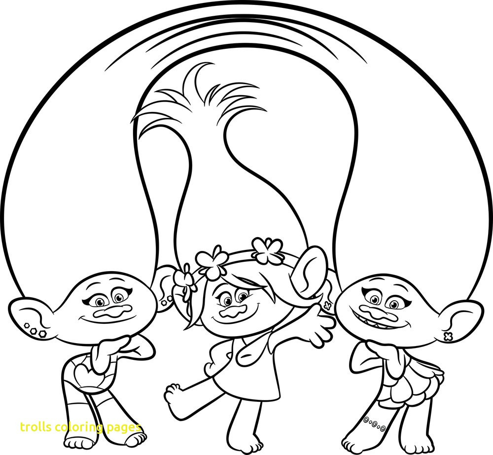 1000x923 Trolls Coloring Pages With Movie Best For Kids Of 1 Trollz